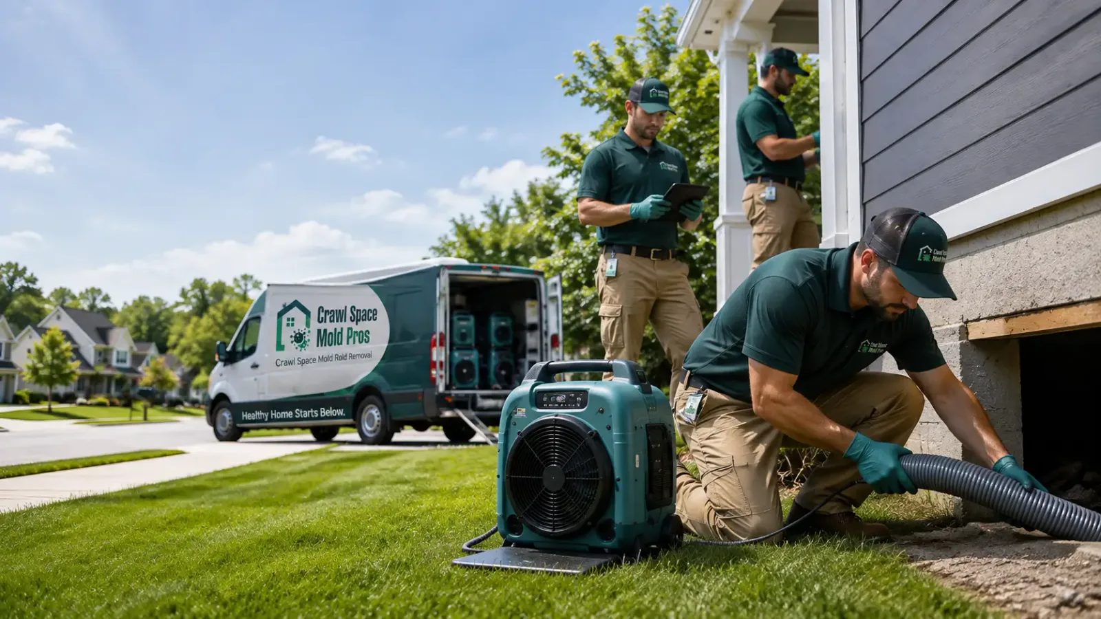 Crawl Space Mold Removal in Campbell, OH